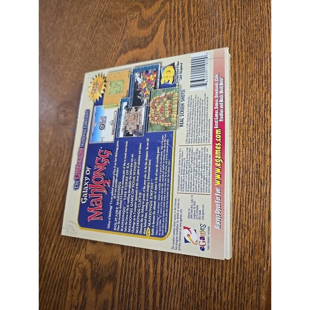 CD ROM Game Galaxy of Mahjongg 2 PC Software Vintage